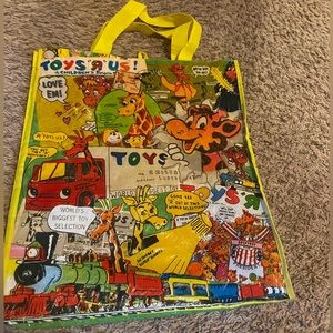 Cute retro style toys r us bag